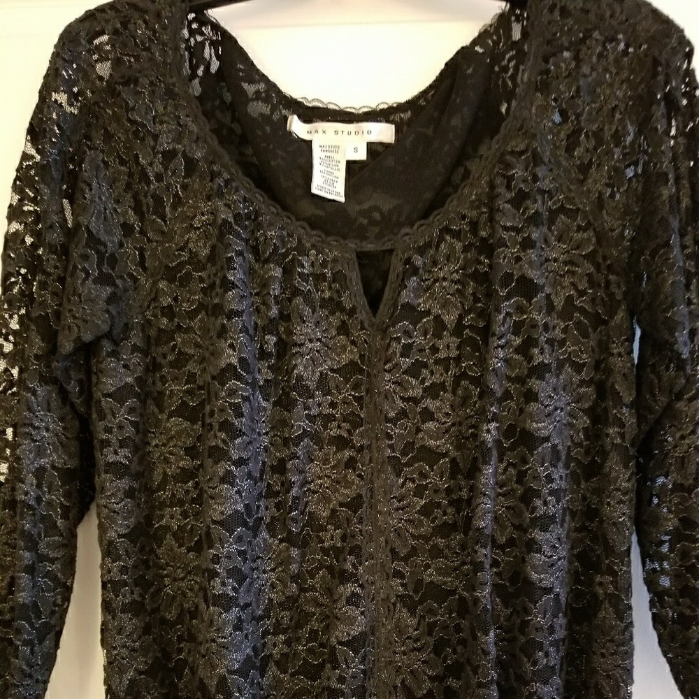 Max Studio lace top